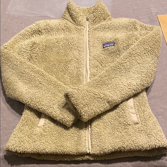 Patagonia Cream Teddy Jacket Plush Sherpa Fleece - Picture 1 of 3